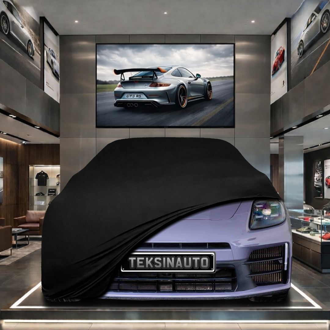 PORSCHE PANAMERA G3 Custom Fit Indoor Car Cover Soft Stretch Black Gray Blue Red Dust Protection Garage Cover Laser Cut + Bag