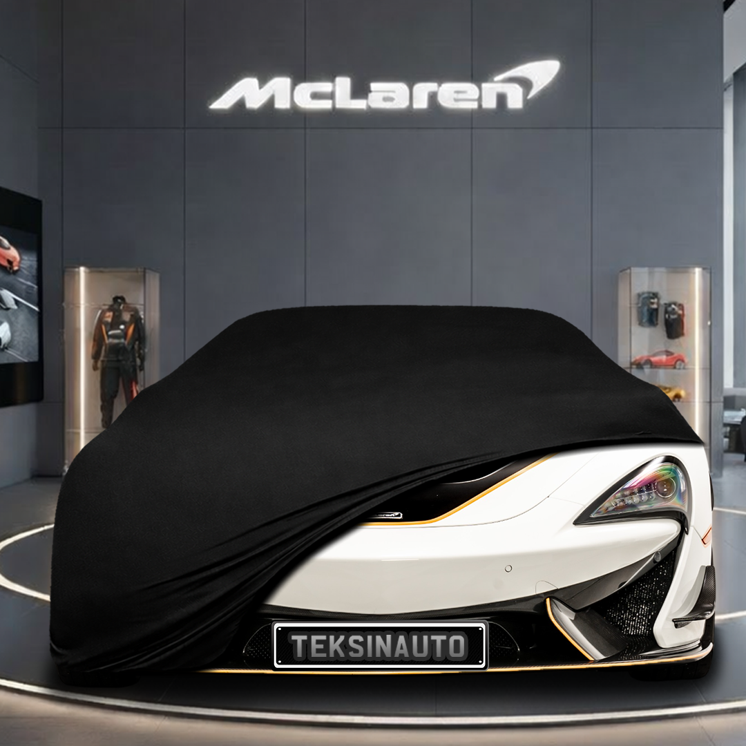 McLaren 620R (2019-) Custom Fit Indoor Car Cover Soft Stretch Black Gray Blue Red Dust Protection Garage Cover Laser Cut + Bag
