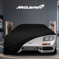 McLaren F1 (1992-2000) Custom Fit Indoor Car Cover Soft Stretch Black Gray Blue Red Dust Protection Garage Cover Laser Cut + Bag
