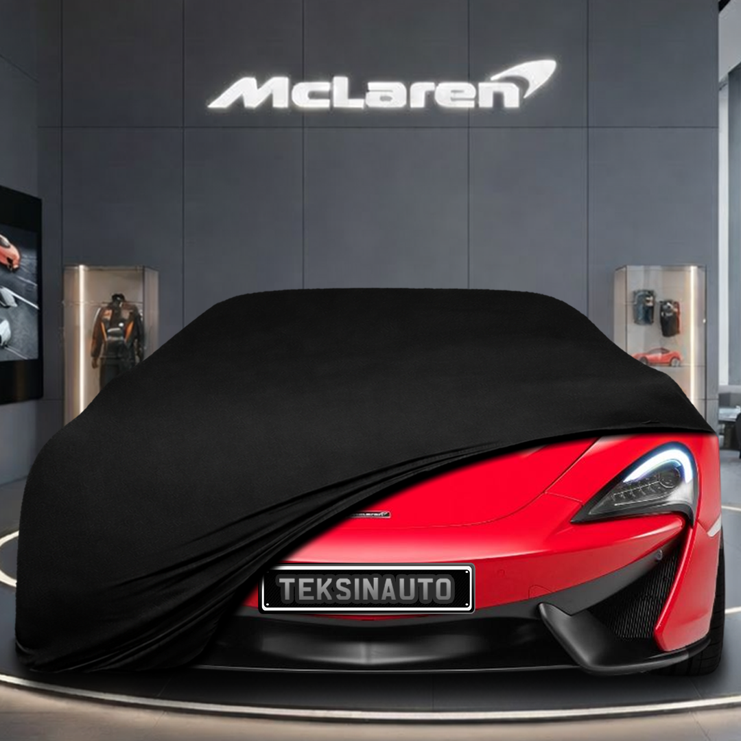 McLaren 540C (2015-) Custom Fit Indoor Car Cover Soft Stretch Black Gray Blue Red Dust Protection Garage Cover Laser Cut + Bag