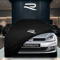 Volkswagen Golf 7 (2012-2020) Custom Fit Indoor Car Cover Soft Stretch Black Gray Blue Red Dust Protection Garage Cover Laser Cut + Bag