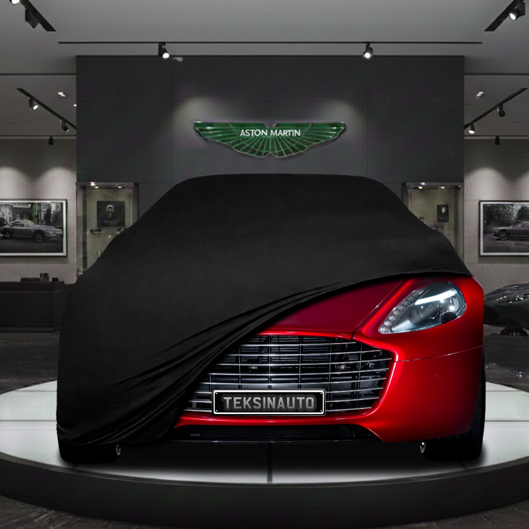 ASTON MARTİN RAPİDE S 2013-2018 Custom Fit Indoor Car Cover Soft Stretch Black Gray Blue Red Dust Protection Garage Cover Laser Cut + Bag