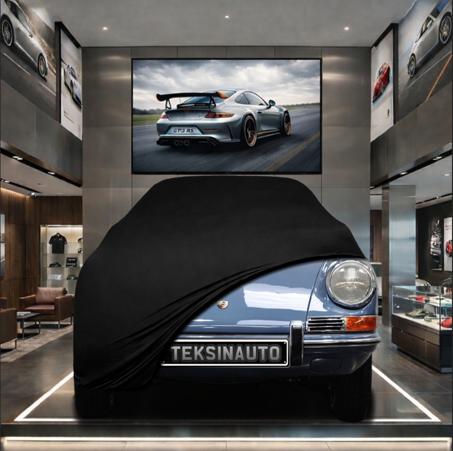 PORSCHE 912 1965-1969 Custom Fit Indoor Car Cover Soft Stretch Black Gray Blue Red Dust Protection Garage Cover Laser Cut + Bag