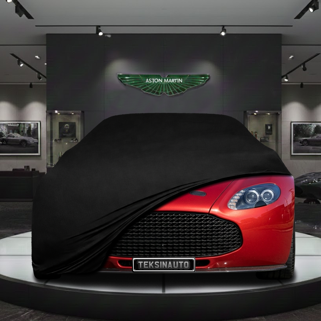 ASTON MARTİN V12 ZAGATO 2011-2012 Custom Fit Indoor Car Cover Soft Stretch Black Gray Blue Red Dust Protection Garage Cover Laser Cut + Bag