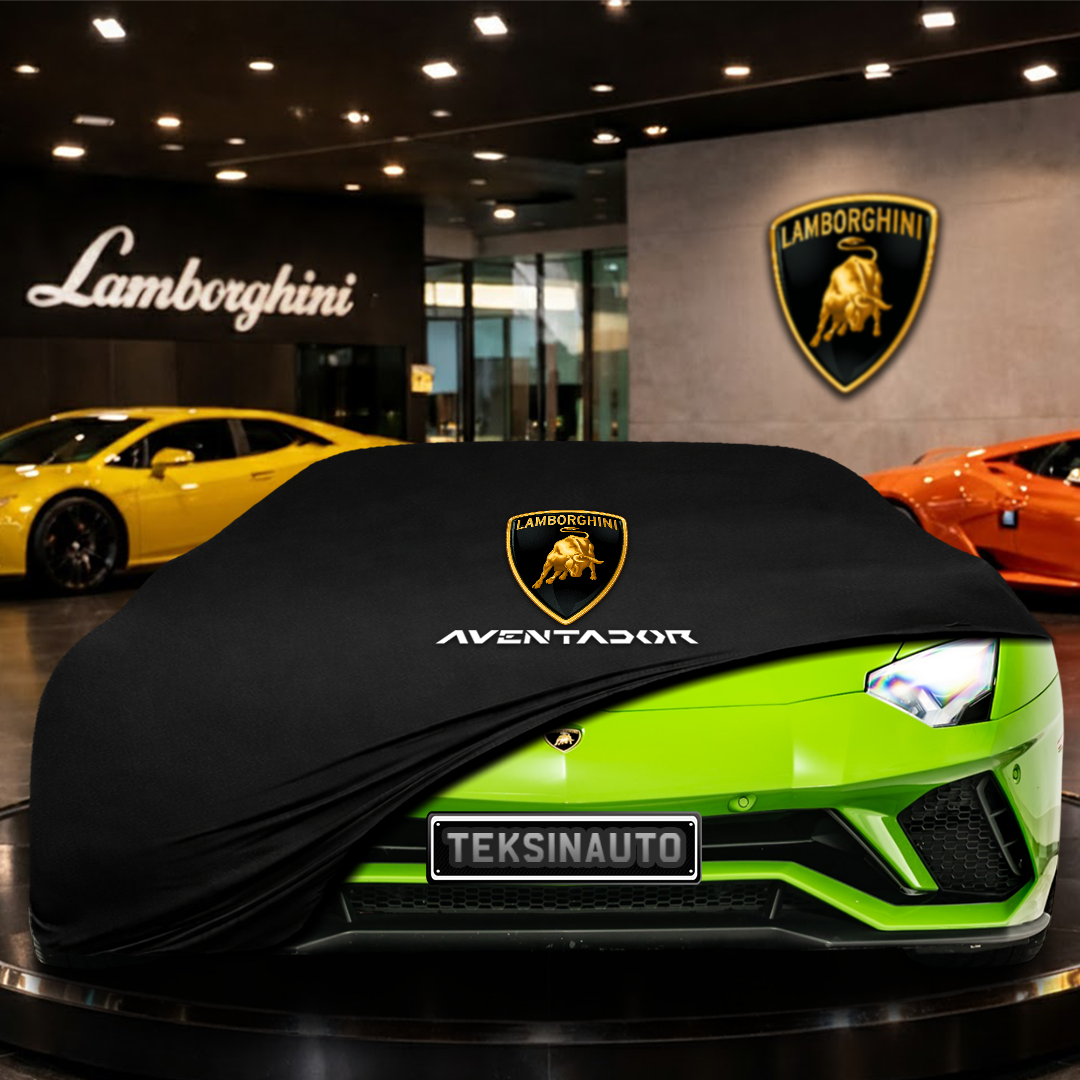 Lamborghini Aventador S Coupe (2017-) Indoor Car Cover Custom Fit, Black, Gray, Blue, Red Color