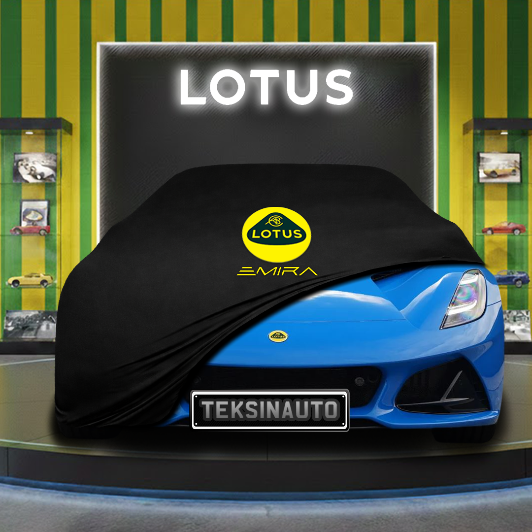 Lotus Emira (2022-) Custom Fit Indoor Car Cover Soft Stretch Black Gray Blue Red Dust Protection Garage Cover Laser Cut + Bag