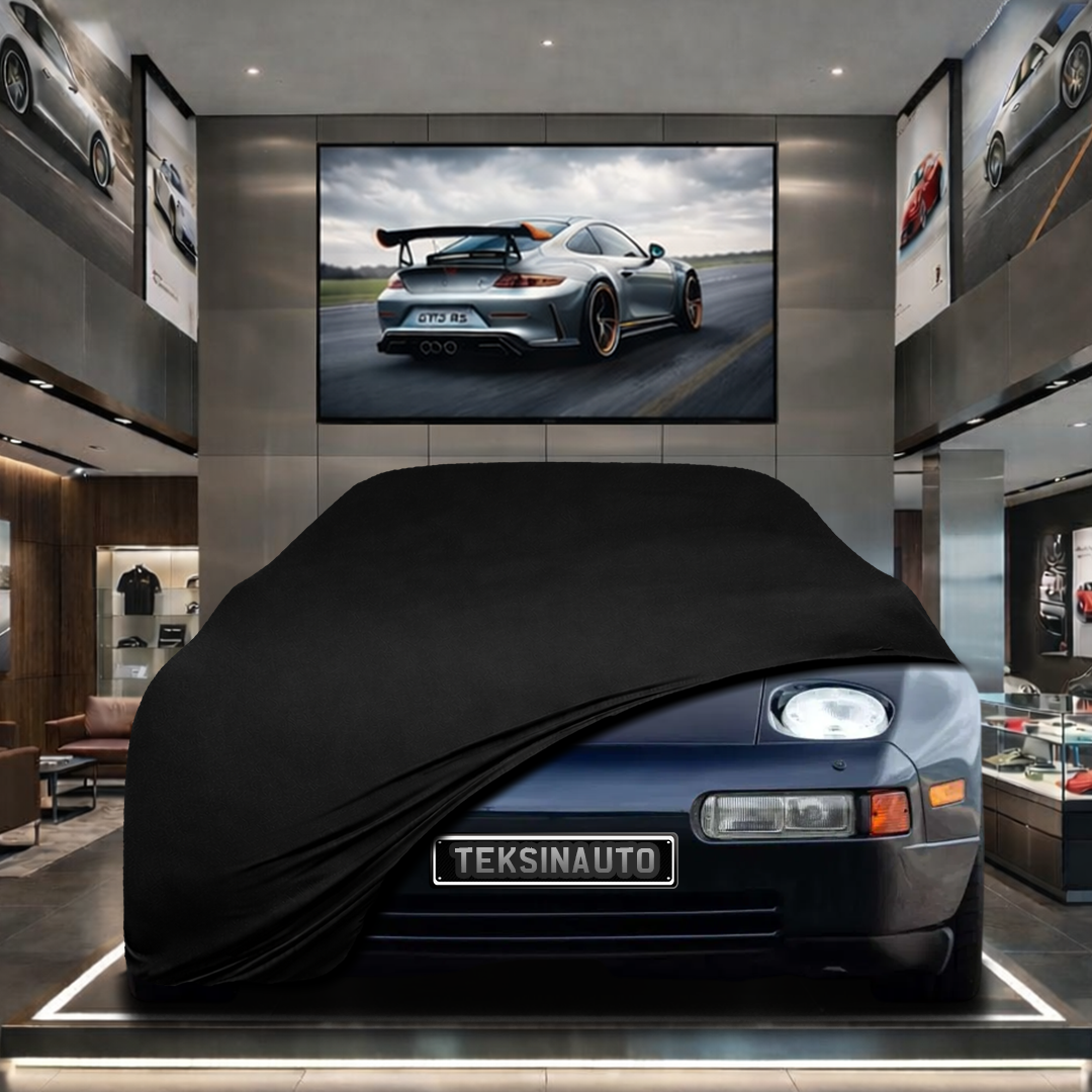 PORSCHE 928 1977-1995 Custom Fit Indoor Car Cover Soft Stretch Black Gray Blue Red Dust Protection Garage Cover Laser Cut + Bag