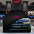 Subaru Legacy 1 (1989 - 1993)  Custom Fit Indoor Car Cover Soft Stretch Black Gray Blue Red Dust Protection Garage Cover Laser Cut + Bag