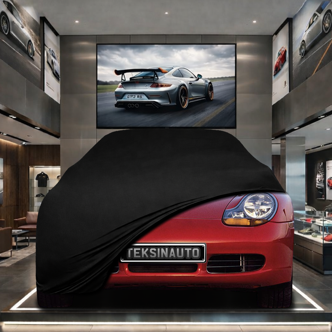 Porsche Boxster 986 (1996-2004) Custom Fit Indoor Car Cover Soft Stretch Black Gray Blue Red Dust Protection Garage Cover Laser Cut + Bag