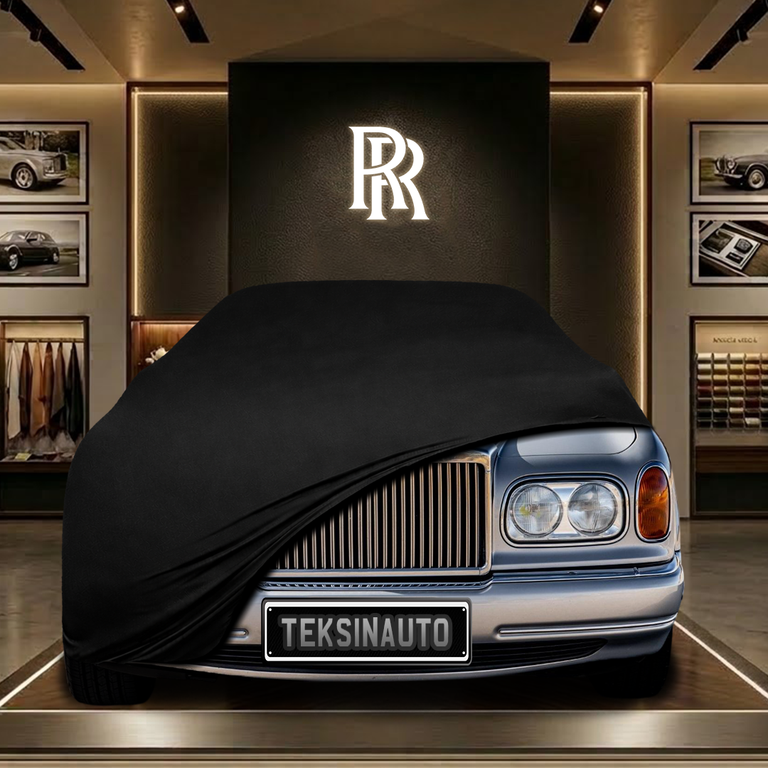 Rolls Royce Silver Seraph (1998-2002) Custom Fit Indoor Car Cover Soft Stretch Black Gray Blue Red Dust Protection Garage Cover Laser Cut + Bag