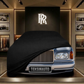 Rolls Royce Silver Seraph (1998-2002) Custom Fit Indoor Car Cover Soft Stretch Black Gray Blue Red Dust Protection Garage Cover Laser Cut + Bag