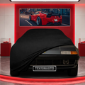 Ferrari 400 Custom Fit Indoor Car Cover Soft Stretch Black Gray Blue Red Dust Protection Garage Cover Laser Cut + Bag