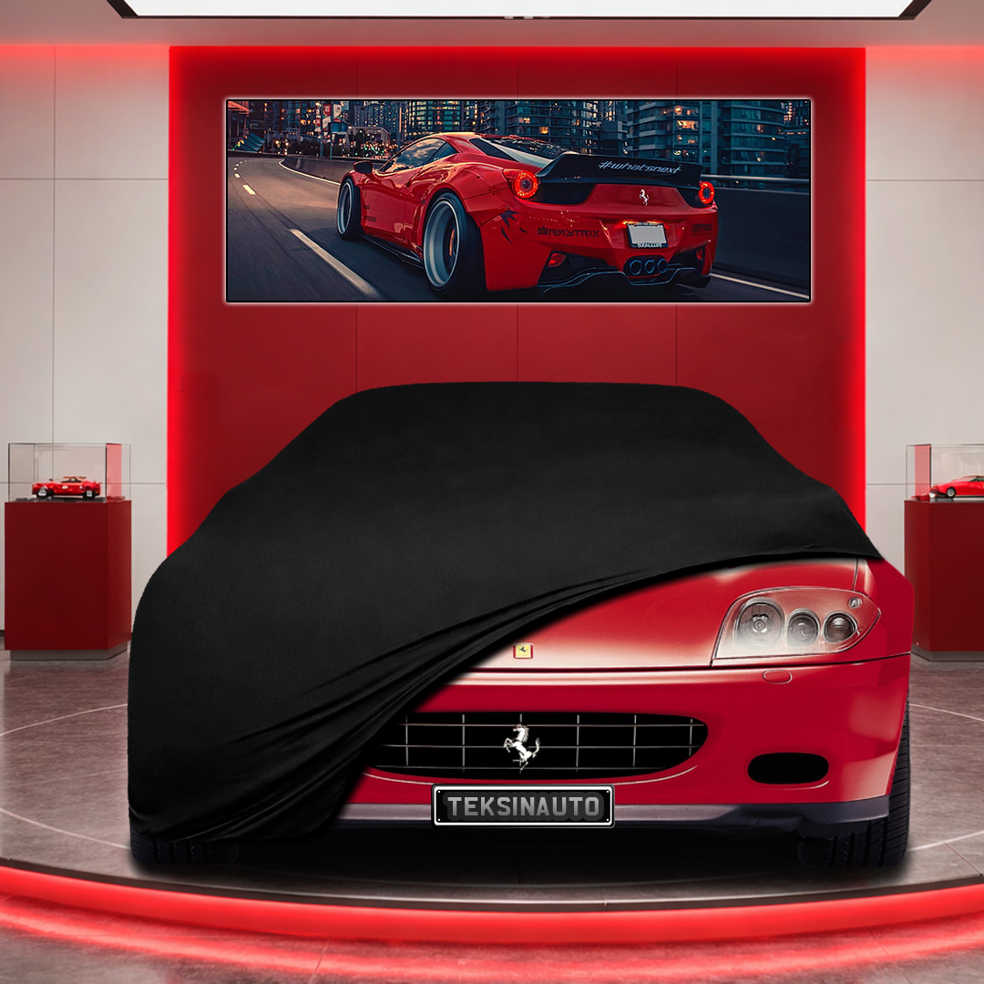 Ferrari 575 M Marenello Custom Fit Indoor Car Cover Soft Stretch Black Gray Blue Red Dust Protection Garage Cover Laser Cut + Bag