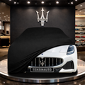MASERATİ GRANCABRİO M189 (2024-) Custom Fit Indoor Car Cover Soft Stretch Black Gray Blue Red Dust Protection Garage Cover Laser Cut + Bag