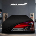 McLaren 650S (2014-2017) Custom Fit Indoor Car Cover Soft Stretch Black Gray Blue Red Dust Protection Garage Cover Laser Cut + Bag