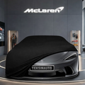 McLaren GTS (2023-) Custom Fit Indoor Car Cover Soft Stretch Black Gray Blue Red Dust Protection Garage Cover Laser Cut + Bag