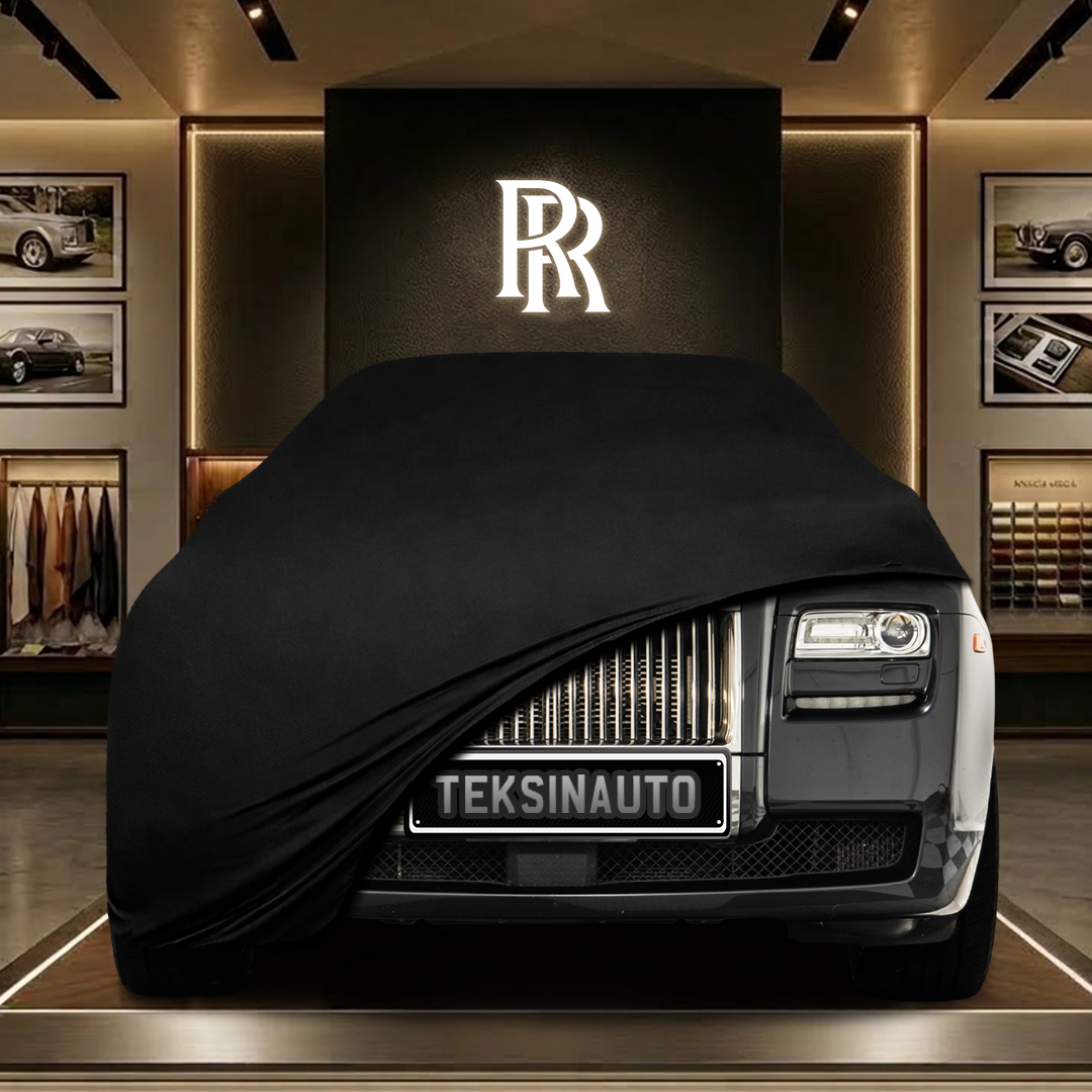 Rolls Royce Ghost 1 (2009-2020) Custom Fit Indoor Car Cover Soft Stretch Black Gray Blue Red Dust Protection Garage Cover Laser Cut + Bag