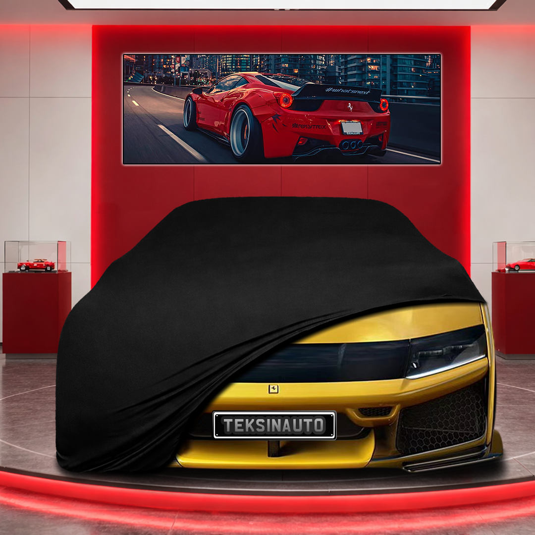 Ferrari F80 Custom Fit Indoor Car Cover Soft Stretch Black Gray Blue Red Dust Protection Garage Cover Laser Cut + Bag