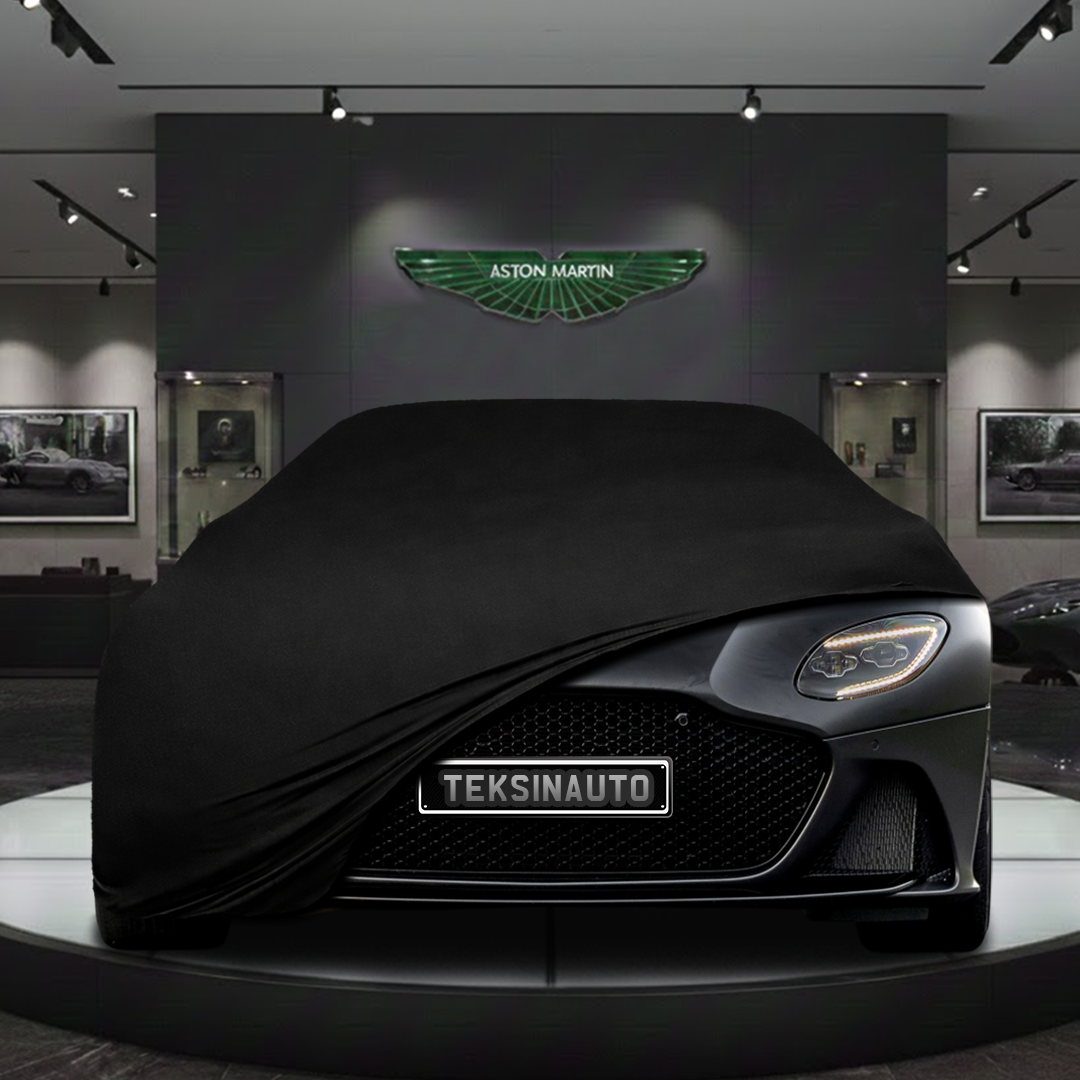 Aston Martin DBS Superleggera (2018-) Custom Fit Indoor Car Cover Soft Stretch Black Gray Blue Red Dust Protection Garage Cover Laser Cut + Bag