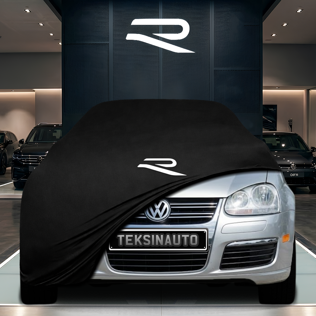 Volkswagen Jetta 5 (2005-2010) Custom Fit Indoor Car Cover Soft Stretch Black Gray Blue Red Dust Protection Garage Cover Laser Cut + Bag