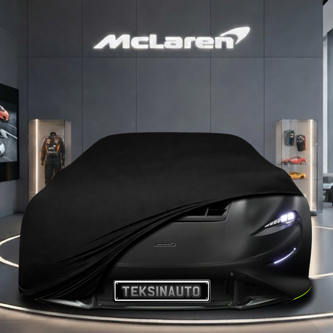 McLaren Elva (2020-) Custom Fit Indoor Car Cover Soft Stretch Black Gray Blue Red Dust Protection Garage Cover Laser Cut + Bag