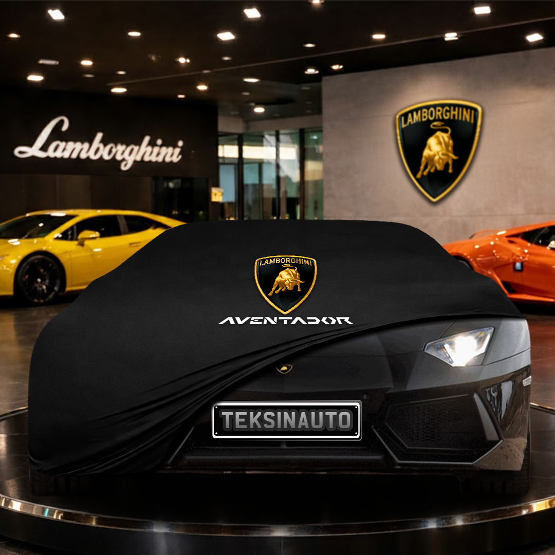 Lamborghini Aventador LP700-4 (2011-2017) Indoor Car Cover Custom Fit, Black, Gray, Blue, Red Color