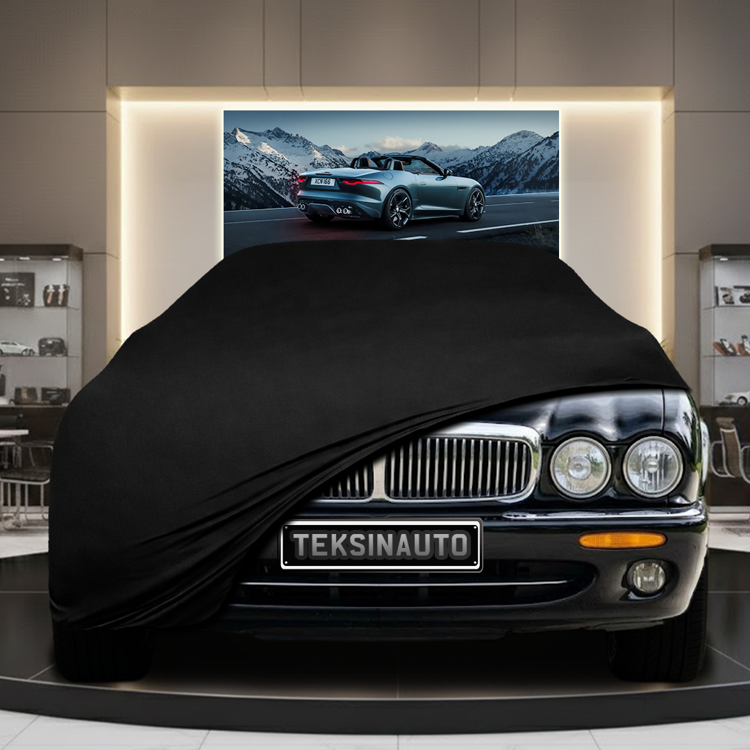 JAGUAR XJ X300 1994-1997 Custom Fit Indoor Car Cover Soft Stretch Black Gray Blue Red Dust Protection Garage Cover Laser Cut + Bag