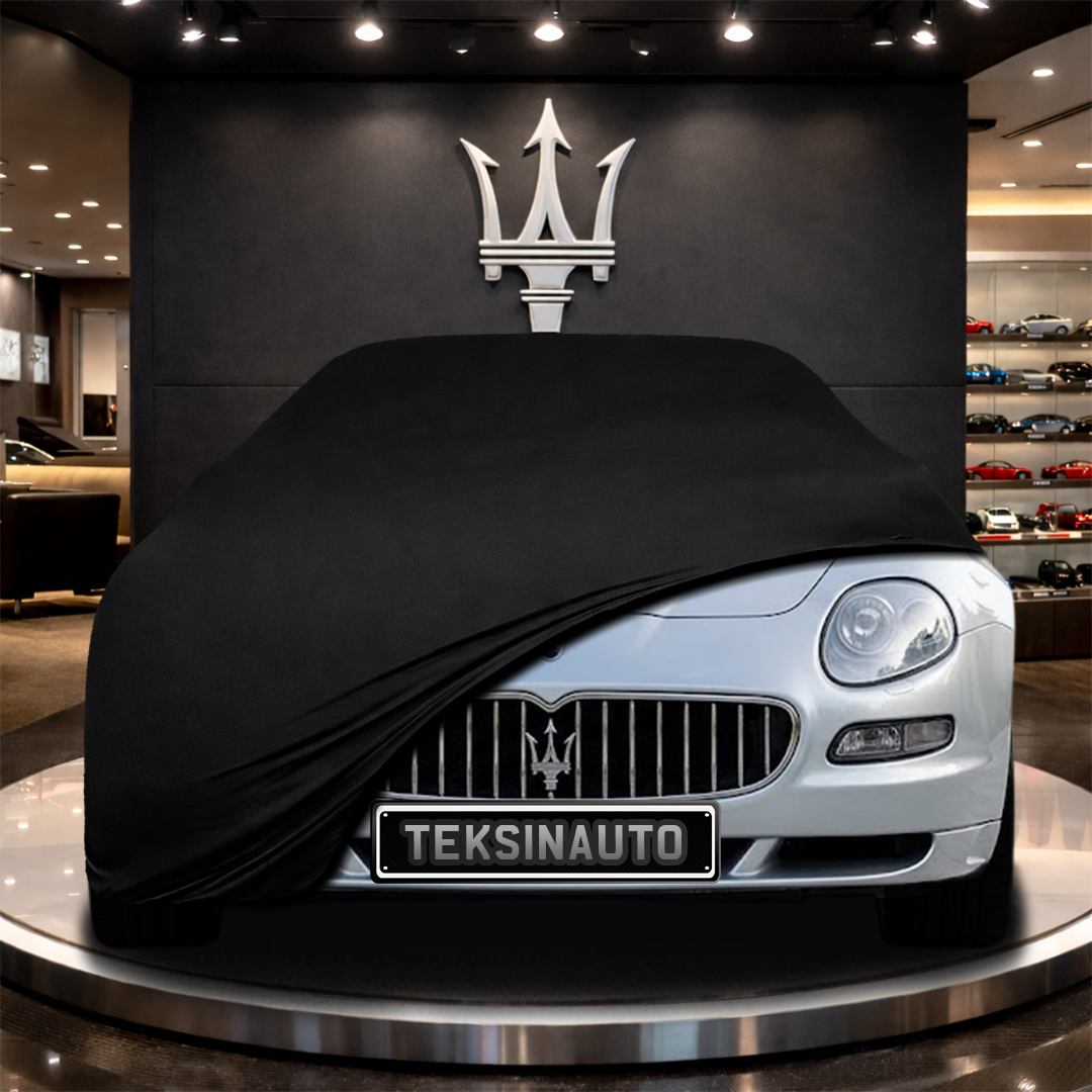 MASERATİ GRANSPORT (2004-2007) Custom Fit Indoor Car Cover Soft Stretch Black Gray Blue Red Dust Protection Garage Cover Laser Cut + Bag