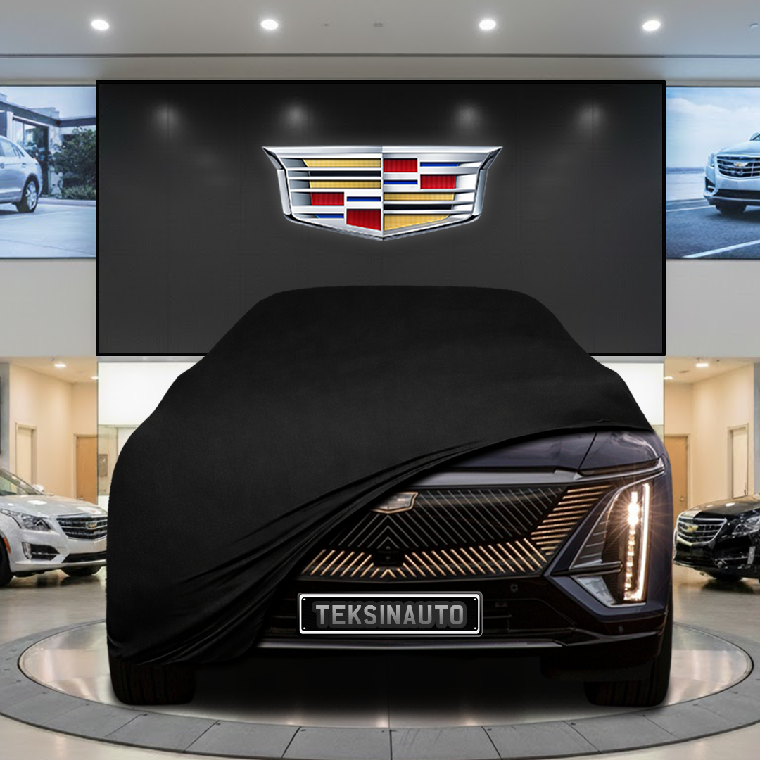 Cadillac LYRIQ (2022) Custom Fit Indoor Car Cover Soft Stretch Black Gray Blue Red Dust Protection Garage Cover Laser Cut + Bag