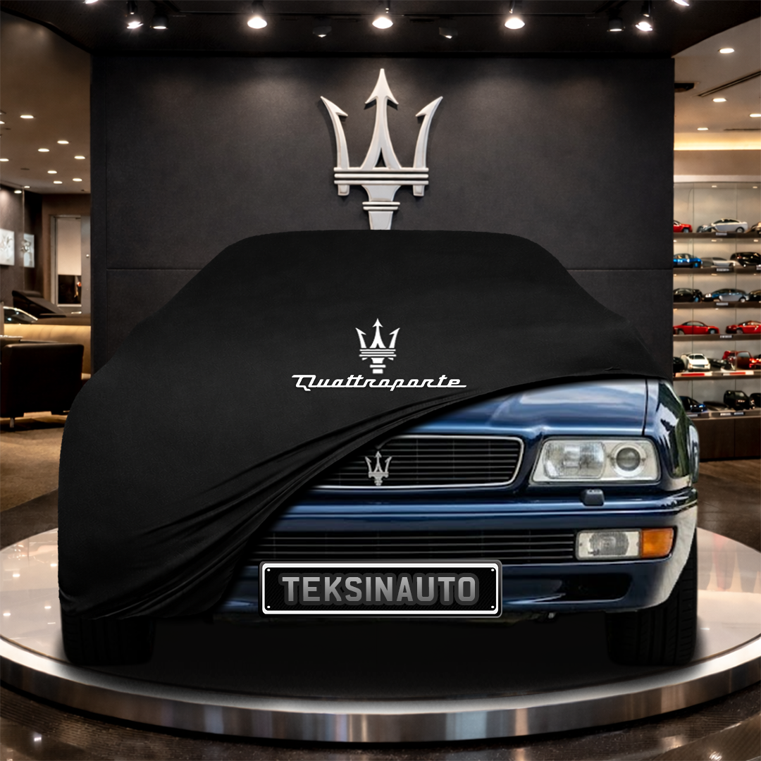 MASERATİ QUATTROPORTE (1994-1998) Custom Fit Indoor Car Cover Soft Stretch Black Gray Blue Red Dust Protection Garage Cover Laser Cut + Bag