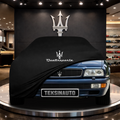 MASERATİ QUATTROPORTE (1994-1998) Custom Fit Indoor Car Cover Soft Stretch Black Gray Blue Red Dust Protection Garage Cover Laser Cut + Bag