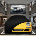 PORSCHE 911 997 TARGA 2008-2013 Custom Fit Indoor Car Cover Soft Stretch Black Gray Blue Red Dust Protection Garage Cover Laser Cut + Bag