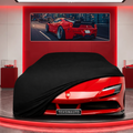 Ferrari SF90 Custom Fit Indoor Car Cover Soft Stretch Black Gray Blue Red Dust Protection Garage Cover Laser Cut + Bag