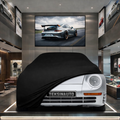 PORSCHE 959 1987-1988 Custom Fit Indoor Car Cover Soft Stretch Black Gray Blue Red Dust Protection Garage Cover Laser Cut + Bag
