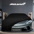 McLaren GT (2019-2023) Custom Fit Indoor Car Cover Soft Stretch Black Gray Blue Red Dust Protection Garage Cover Laser Cut + Bag