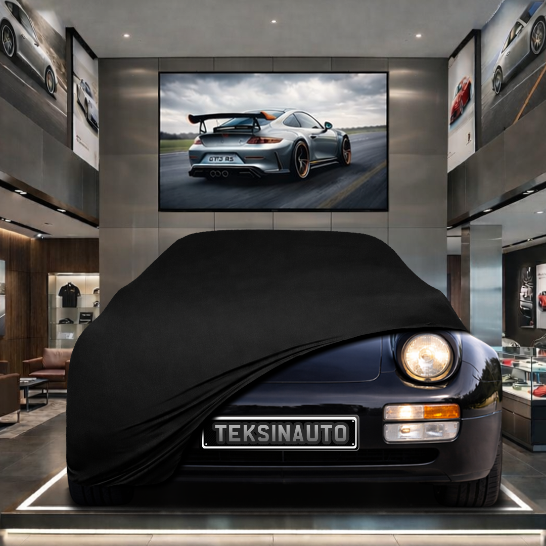 PORSCHE 968 1991-1995 Custom Fit Indoor Car Cover Soft Stretch Black Gray Blue Red Dust Protection Garage Cover Laser Cut + Bag