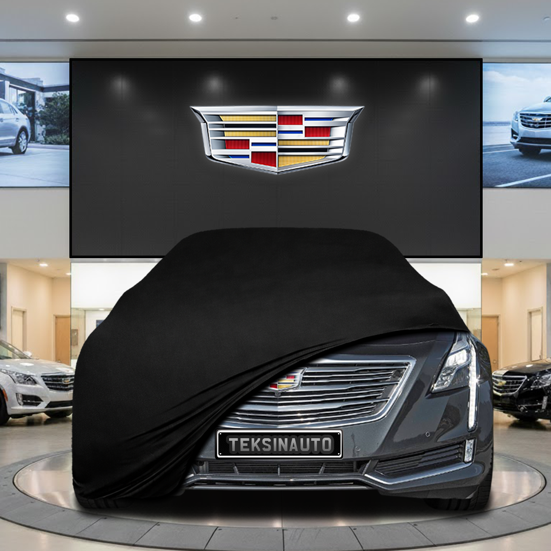 Cadillac CT6 Custom Fit Indoor Car Cover Soft Stretch Black Gray Blue Red Dust Protection Garage Cover Laser Cut + Bag