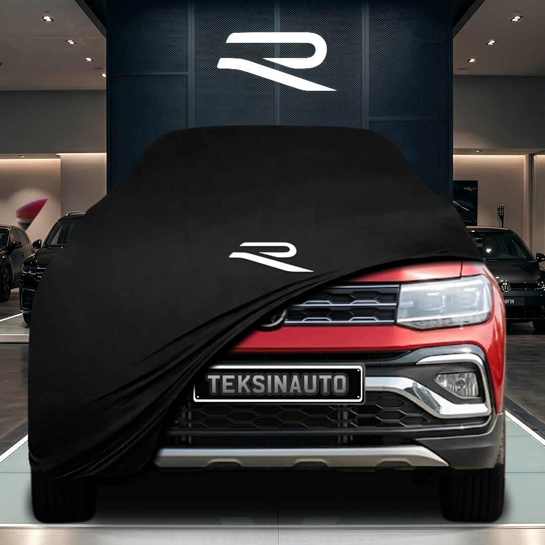 Volkswagen Taigun Custom Fit Indoor Car Cover Soft Stretch Black Gray Blue Red Dust Protection Garage Cover Laser Cut + Bag