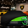 LAMBORGHİNİ TEMERARİO 2024- Custom Fit Indoor Car Cover Soft Stretch Black Gray Blue Red Dust Protection Garage Cover Laser Cut + Bag
