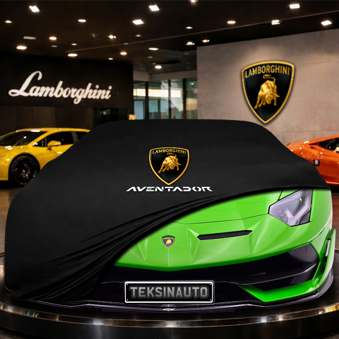 Lamborghini Aventador SVJ (2018-) Indoor Car Cover Custom Fit, Black, Gray, Blue, Red Color