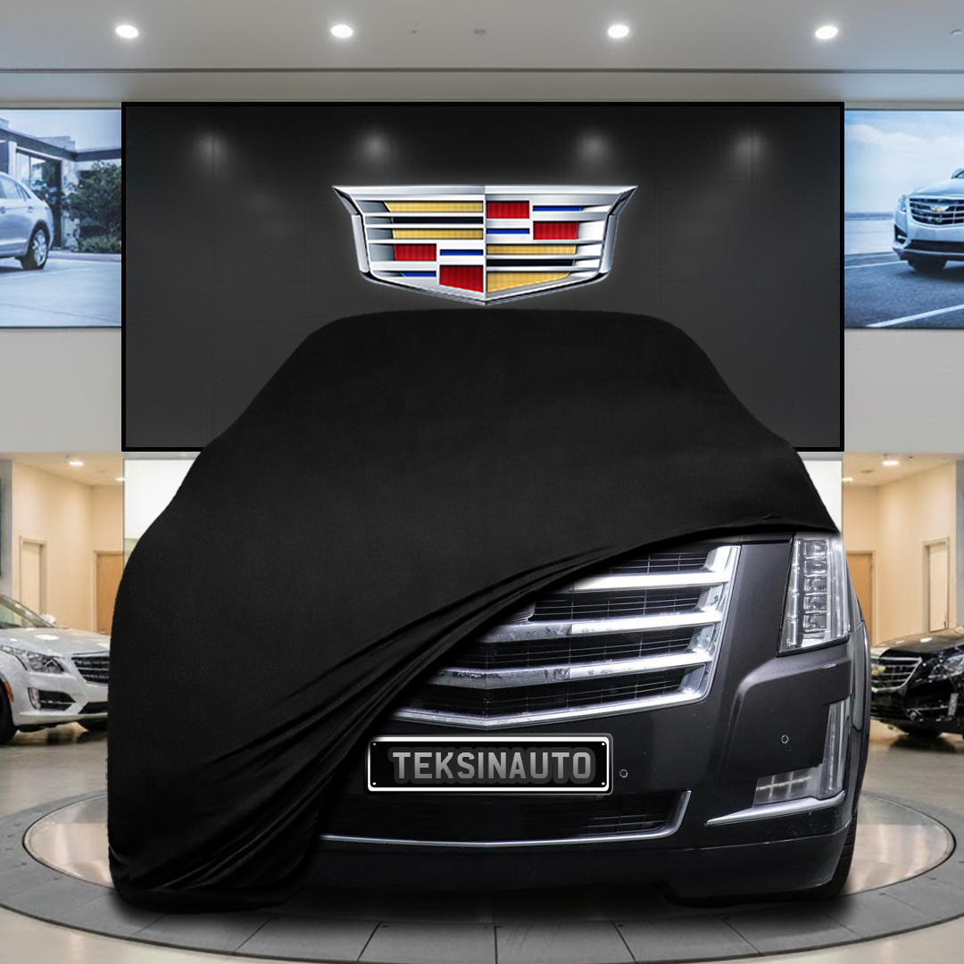 Cadillac Escalade 4 (2014-2020) Custom Fit Indoor Car Cover Soft Stretch Black Gray Blue Red Dust Protection Garage Cover Laser Cut + Bag