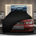 Jaguar X-TYPE Custom Fit Indoor Car Cover Soft Stretch Black Gray Blue Red Dust Protection Garage Cover Laser Cut + Bag