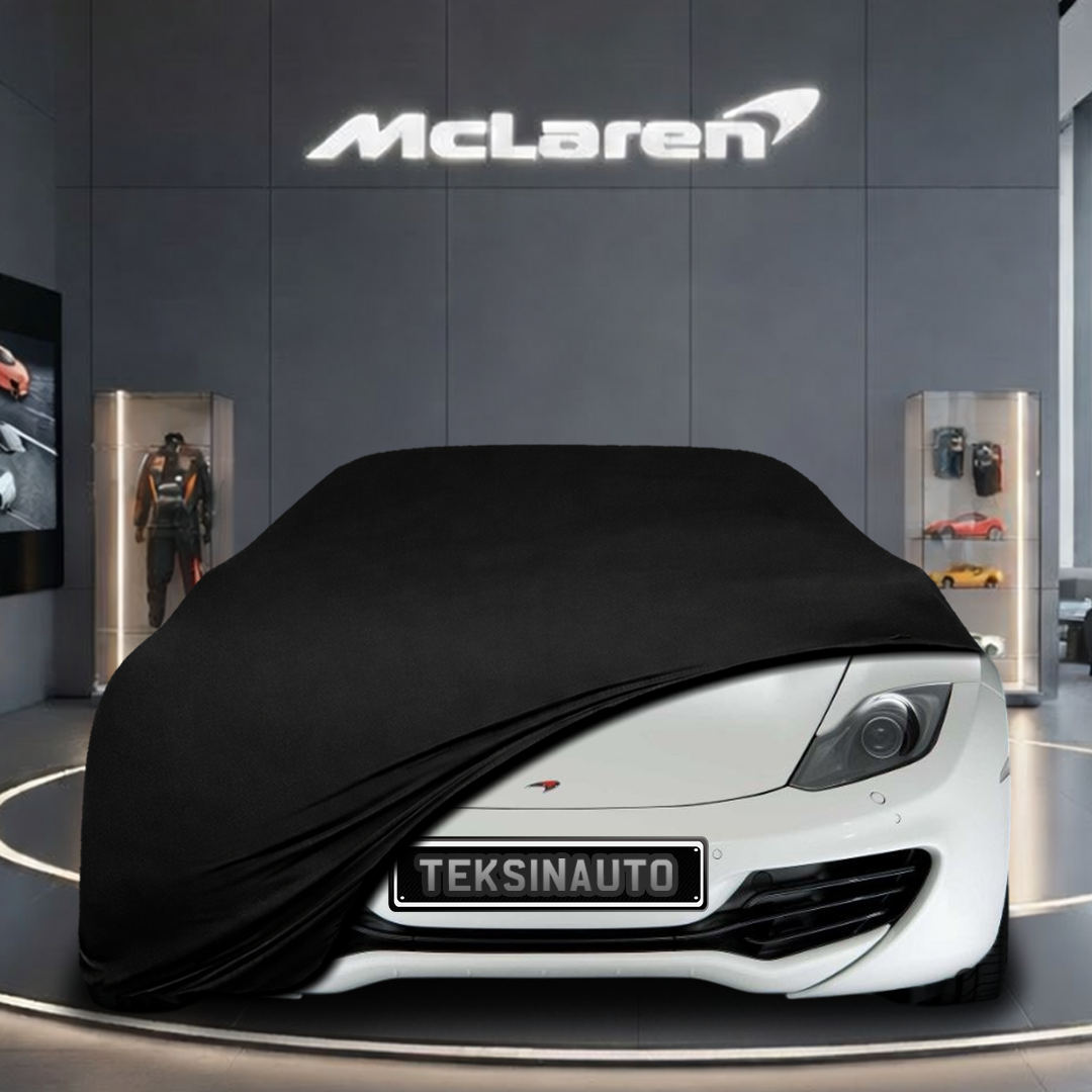 McLaren MP4-12C (2011-2014) Custom Fit Indoor Car Cover Soft Stretch Black Gray Blue Red Dust Protection Garage Cover Laser Cut + Bag