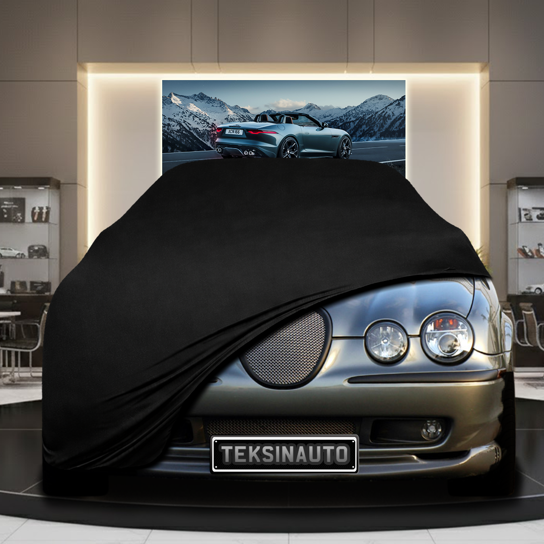 Jaguar S-TYPE (CCX) Custom Fit Indoor Car Cover Soft Stretch Black Gray Blue Red Dust Protection Garage Cover Laser Cut + Bag