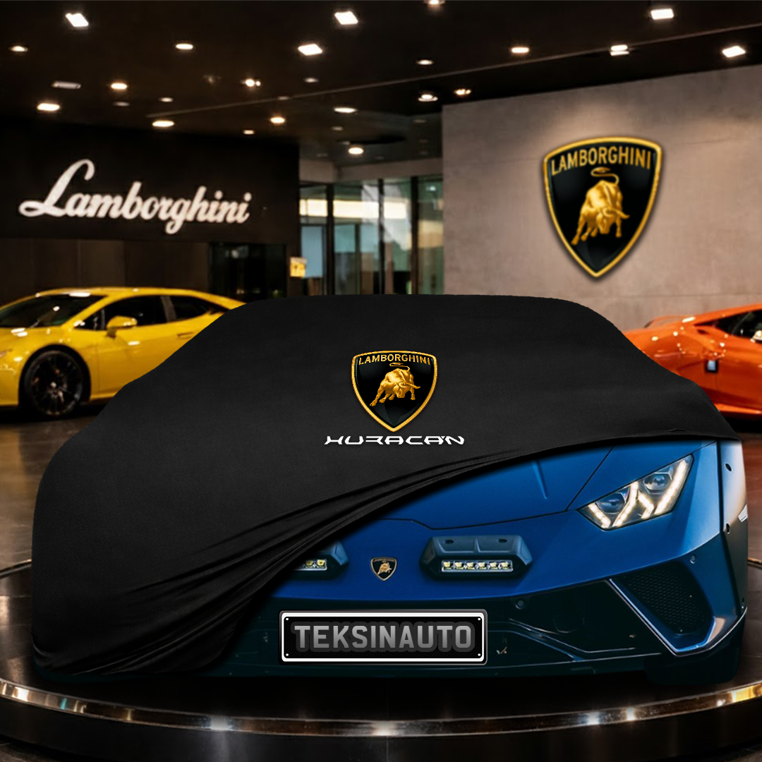 Lamborghini Huracan Sterrato (2023-) Custom Fit Indoor Car Cover Soft Stretch Black Gray Blue Red Dust Protection Garage Cover Laser Cut + Bag