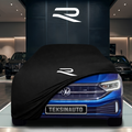 Volkswagen Jetta 7 (2018-) Custom Fit Indoor Car Cover Soft Stretch Black Gray Blue Red Dust Protection Garage Cover Laser Cut + Bag