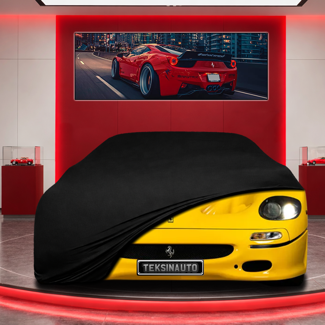 Ferrari F50 Custom Fit Indoor Car Cover Soft Stretch Black Gray Blue Red Dust Protection Garage Cover Laser Cut + Bag