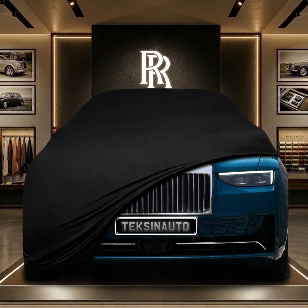 Rolls Royce Ghost 2 (2020-) Custom Fit Indoor Car Cover Soft Stretch Black Gray Blue Red Dust Protection Garage Cover Laser Cut + Bag