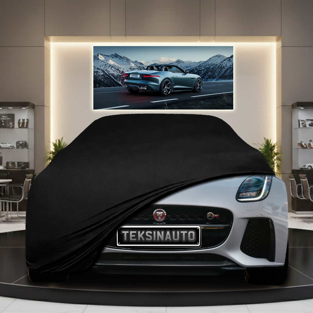 Jaguar F Type Custom Fit Indoor Car Cover Soft Stretch Black Gray Blue Red Dust Protection Garage Cover Laser Cut + Bag