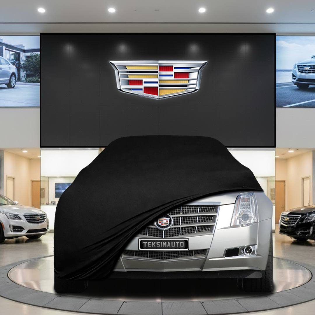 Cadillac CTS1 (2003-2007) Custom Fit Indoor Car Cover Soft Stretch Black Gray Blue Red Dust Protection Garage Cover Laser Cut + Bag